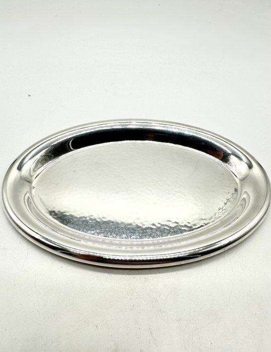 No reserve-Stevig handgemaakt antiek zilveren Dienblad met, Antiek en Kunst, Antiek | Zilver en Goud