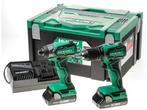 Veiling - Hikoki combopack boor-schroefmachine en slagschroe, Doe-het-zelf en Bouw, Nieuw