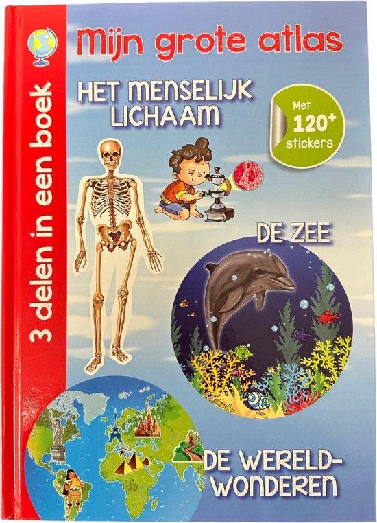 Mijn Grote Atlas Het Menselijke Lichaam Met 120+ Stickers De, Livres, Livres Autre, Envoi
