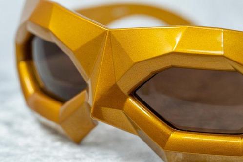Walter Van Beirendonck - Special Frame Shiny Gold and Brown, Handtassen en Accessoires, Zonnebrillen en Brillen | Dames