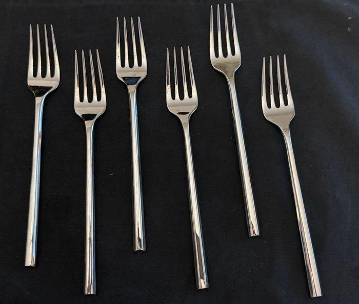 Alessi - Toyo Ito - Bestekset (24) - Staal, Antiek en Kunst, Antiek | Meubels | Tafels