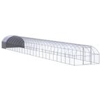 vidaXL Kippenren 3x24x2 m gegalvaniseerd staal, Verzenden, Nieuw