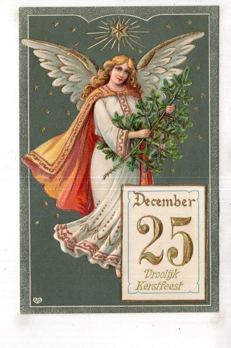 Prachtige Collectie Bijzondere Kerst- en Nieuwjaarskaarten, Verzamelen, Postkaarten | Buitenland