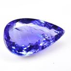 Blauw, Violet Tanzaniet - 13.59 ct - nternational Colored, Nieuw