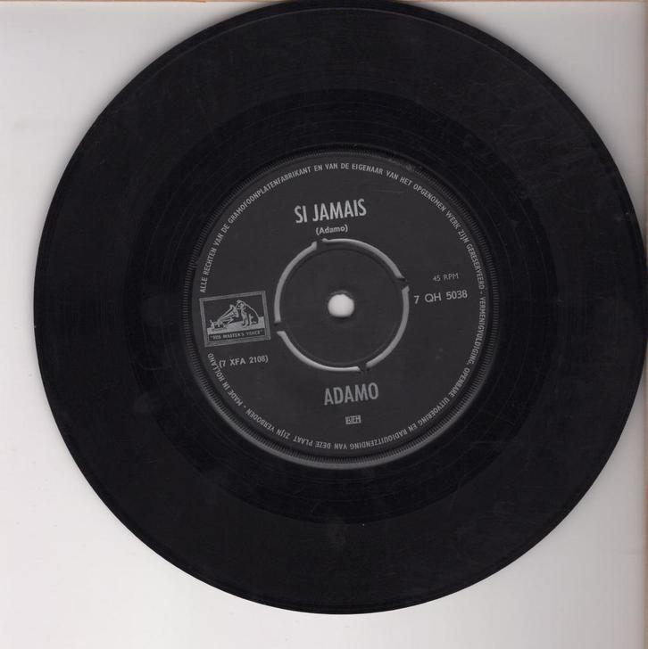 Salvatore Adamo – Quand Les Roses / Si Jamais (1-7-Vinyl-Si, Cd's en Dvd's, Vinyl Singles, Ophalen of Verzenden