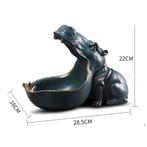 Nijlpaard Beeld Sleutelhouder - Decor Miniatuur Ornament, Verzenden, Nieuw