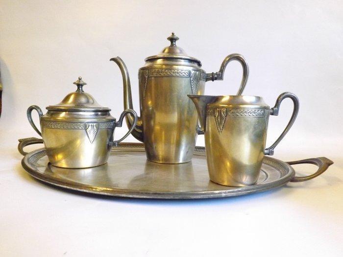 WMF / Geislingen - Ontbijtservies (4) - Verzilverd, Antiquités & Art, Antiquités | Ustensiles de cuisine