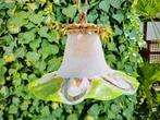 Lampara de techo con tulipa de cristal - Lampe à suspendre -, Antiek en Kunst