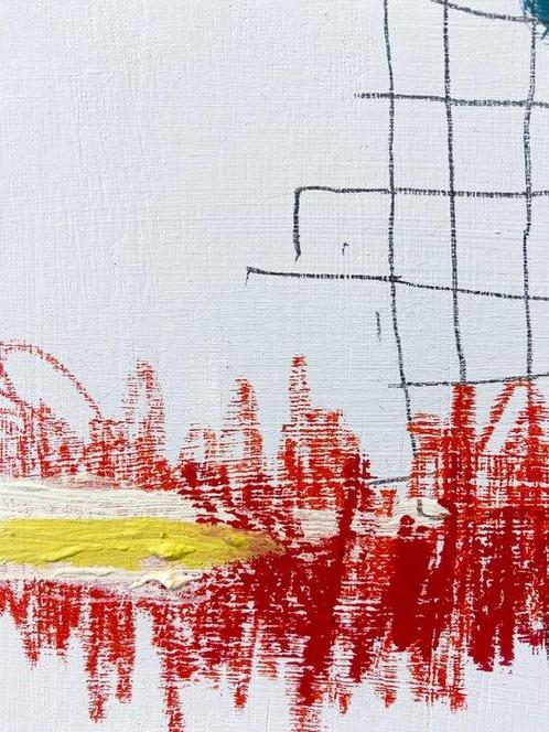Felipe García Salazar - Composition Grey No1, Antiek en Kunst, Kunst | Schilderijen | Modern