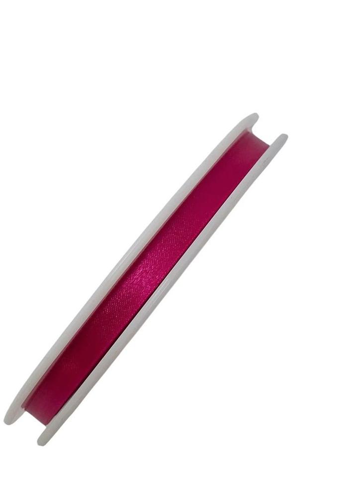 Dubbelsatijn lint 207 Azalea cyclaam 10 mm / rol 50 meter, Hobby en Vrije tijd, Knutselen, Nieuw