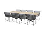 4 Seasons Outdoor Fabrice tuinset antraciet met Minerva, Nieuw