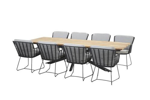 4 Seasons Outdoor Fabrice tuinset antraciet met Minerva, Tuin en Terras, Tuinsets en Loungesets