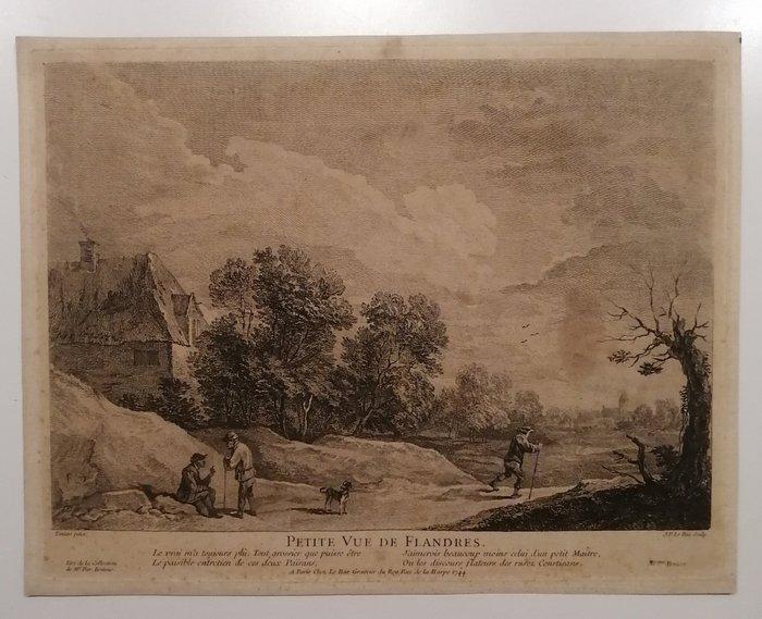 David Teniers le Jeune (1610–1690), daprès - Petite Vue de, Antiquités & Art, Antiquités | Autres Antiquités