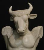 sculptuur, Scultura di Minotauro in marmo - 76 cm - Marmer, Antiek en Kunst