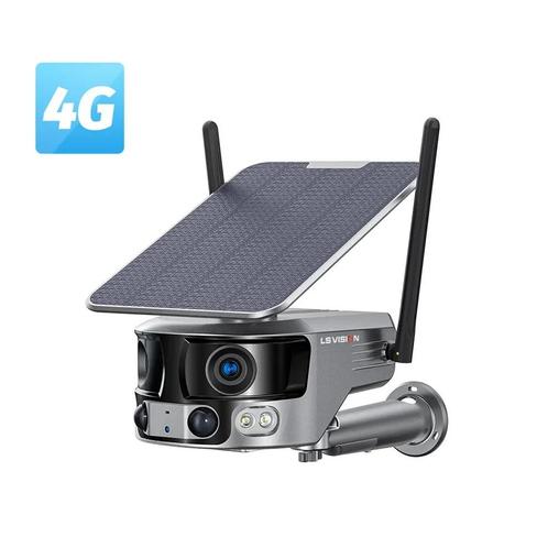 DrPhone SolarSentinel – 4G Sim Solar Camera - 4K UHD - 8MP, Audio, Tv en Foto, Fotocamera's Digitaal, Nieuw, Verzenden