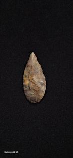 Neolithisch Vuursteen Punt van pijl Biface uit het, Antiek en Kunst