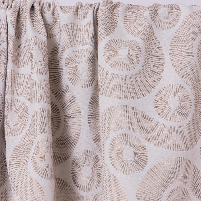 Weefsel Jacquard – Motief Optical - Gestileerde Spiraal -, Antiek en Kunst, Antiek | Tapijten, Tafelkleden en Textiel