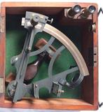 Vernier sextant - Gegoten messing - T.L. Ainsley Cardiff &