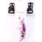 148 dames snowboard CRAZY CREEK DIVANE, White/purple, CAMBER, Sport en Fitness, Verzenden, Nieuw