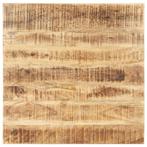 vidaXL Tafelblad 25-27 mm 80x80 cm massief mangohout, Huis en Inrichting, Verzenden, Nieuw