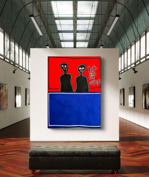 Malo - Eyes, Antiek en Kunst, Kunst | Schilderijen | Modern