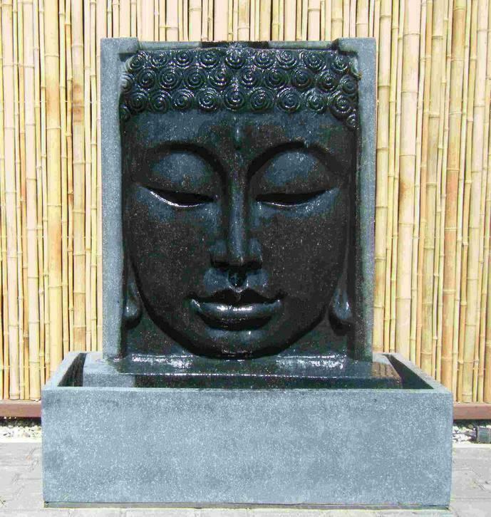 doorgaan met Massage Toestand ② Boeddha waterornament compleet, buddha plaat fontein beeld — Pièces d'eau  & Fontaines — 2ememain