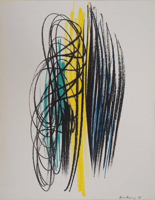 Hans Hartung (1904-1989) - Composition, Antiek en Kunst, Antiek | Overige Antiek