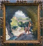 François Charles Baude (1880-1953) - Les Garçons sous le, Antiek en Kunst