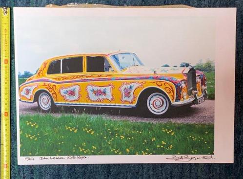 Bill Zygmant - John Lennon’s Rolls-Royce – Signed Bill, Antiek en Kunst, Kunst | Designobjecten