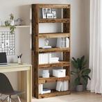 vidaXL Boekenkast/Kamerverdeler oud hout 80x30x198 cm, Huis en Inrichting, Kasten | Boekenkasten, Verzenden, Nieuw