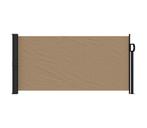 Uittrekbaar Windscherm 100x500cm Taupe | Retour Deal | 40..., Tuin en Terras, Staal, Verzenden, 100 tot 150 cm, Nieuw