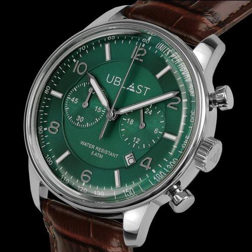 Ublast - Elegant Chronograph - Sans Prix de Réserve - REF., Handtassen en Accessoires, Horloges | Heren