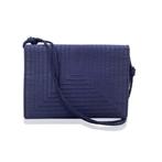 Fendi - Vintage Blue Satin Crossbody Bag or Clutch with