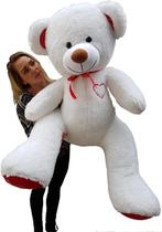 Grote witte knuffelbeer teddybeer met I Love You tekst ge..., Ophalen of Verzenden, Nieuw