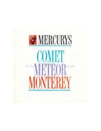 1962 MERCURY PROGRAMMA BROCHURE ENGELS, Ophalen of Verzenden, Nieuw