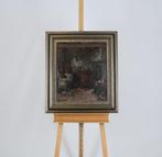 Theodorus van Oorschot (1910-1989) - Boereninterieur, Antiek en Kunst