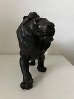 Bronze Okimono dun lion - Genryusai Seiya - Meiji, Antiquités & Art