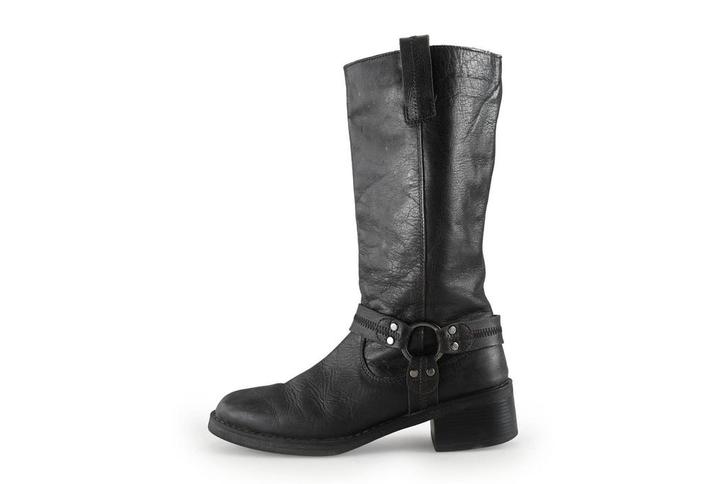 Manfield Biker boots in maat 39 Grijs | 20% korting, Kleding | Dames, Schoenen, Grijs, Gedragen, Overige typen, Verzenden