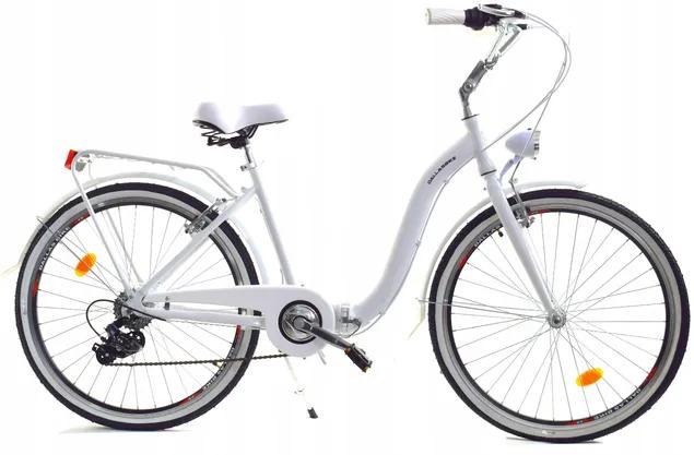 Vouwfiets - 28 inch - met 7 versnellingen - alu - wit, Vélos & Vélomoteurs, Vélos | Vélos pliables, Enlèvement ou Envoi