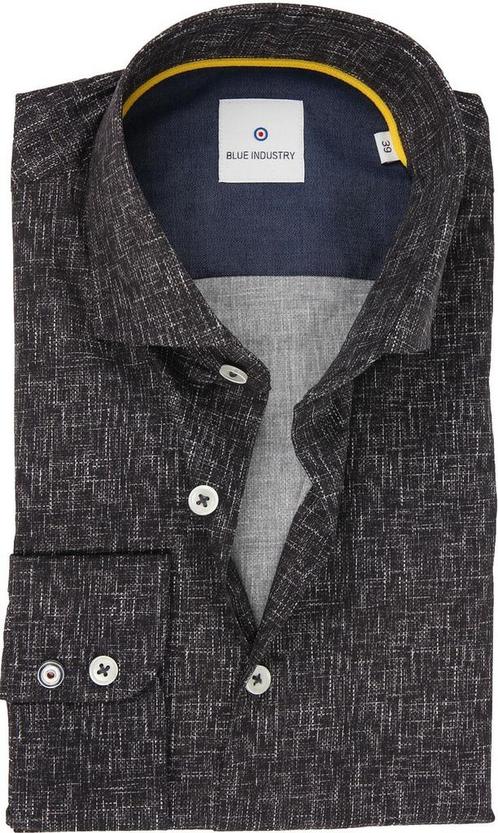 Blue Industry Hemd Bruin maat 44 Heren, Kleding | Heren, Merkkleding | Overhemden, Bruin, Nieuw, Halswijdte 43/44 (XL), Verzenden