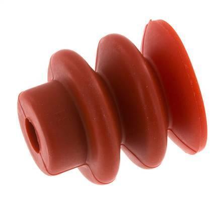 Soufflet 30mm Silicone Rouge Ventouse Course 13mm, Bricolage & Construction, Ventilation & Extraction, Envoi