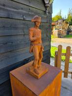 Statue, 114cm Napoleon with Pedestal - 114.5 cm - Corten, Antiek en Kunst