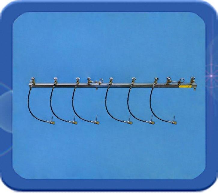 Batterijbalk 2 x 3 cilinders waterstof, Doe-het-zelf en Bouw, Gereedschap | Lasapparaten, Ophalen of Verzenden