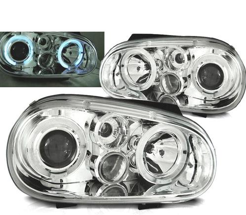 PHARES VW GOLF 4 97-03 ANGEL EYES CHROMÉ, Auto-onderdelen, Verlichting, Verzenden