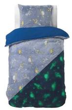 2dekans | Sleeptime Glow in the dark Space Dekbedovertrek -, Enfants & Bébés, Chambre d'enfant | Aménagement & Décoration, Ophalen of Verzenden