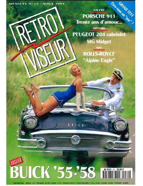 1994 RETROVISEUR MAGAZINE 72 FRANS, Livres, Autos | Brochures & Magazines