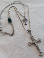 Zonder Minimumprijs - Halsketting Zilver Parel, Handtassen en Accessoires, Kettingen, Nieuw