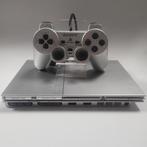 Playstation 2 Slim Zilver + Sony controller SCPH-77004, Ophalen of Verzenden, Zo goed als nieuw