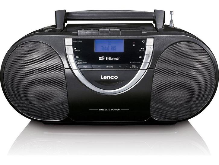 Lenco SCD-6900GY - Draagbare radio - DAB+ Bluetooth® MP3/CD, Huis en Inrichting, Woonaccessoires | Overige, Zo goed als nieuw