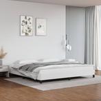 vidaXL Bedframe kunstleer wit 200x200 cm, Huis en Inrichting, Slaapkamer | Bedden, Verzenden, Nieuw